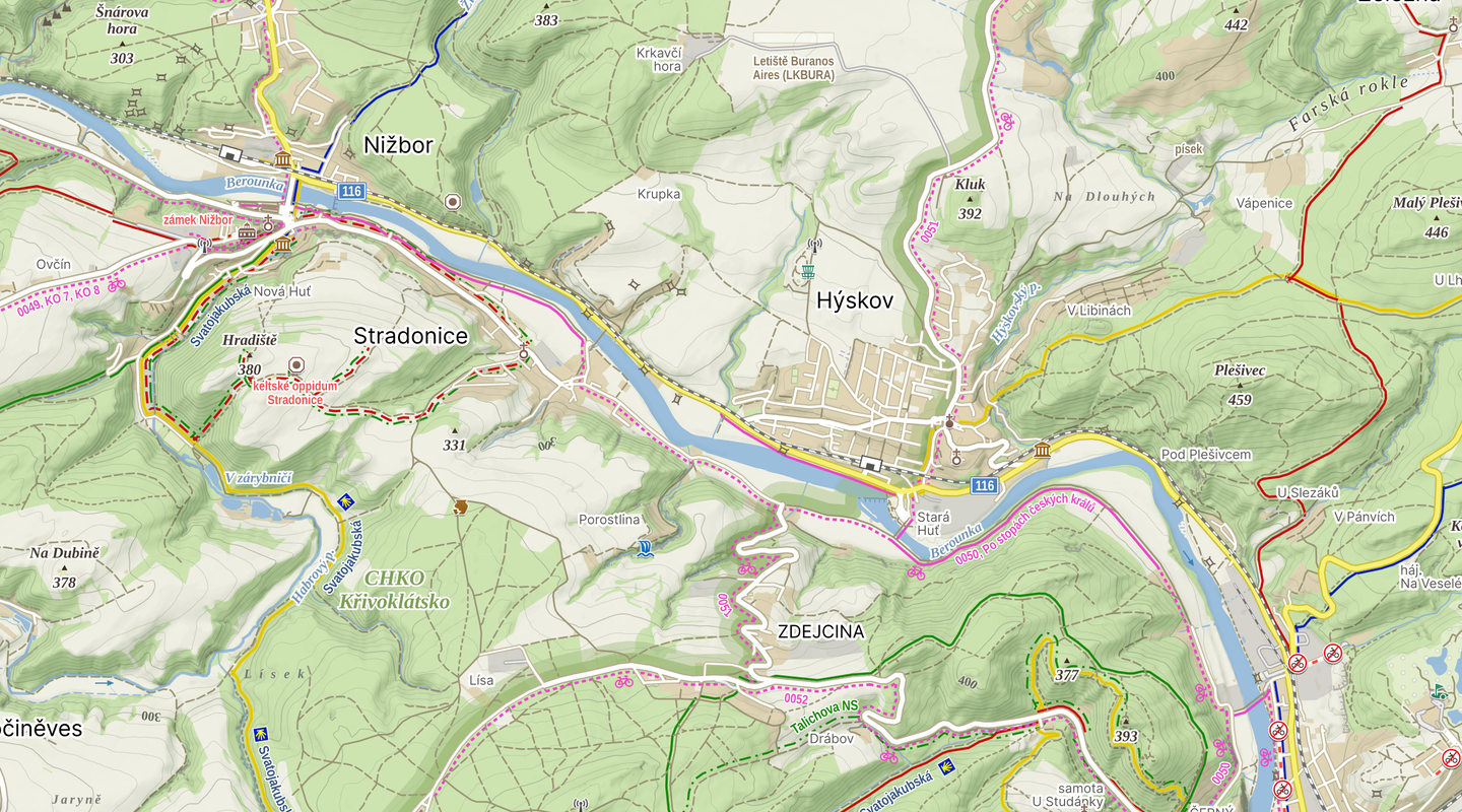 Same area on Mapy.com